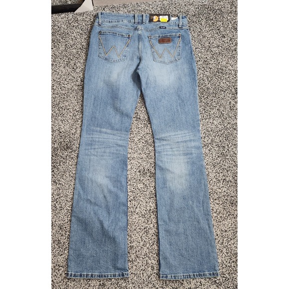 Wrangler Denim - wrangler Retro boot cut jeans womens Size 13x36, 10" Rise Western Rodeo County
